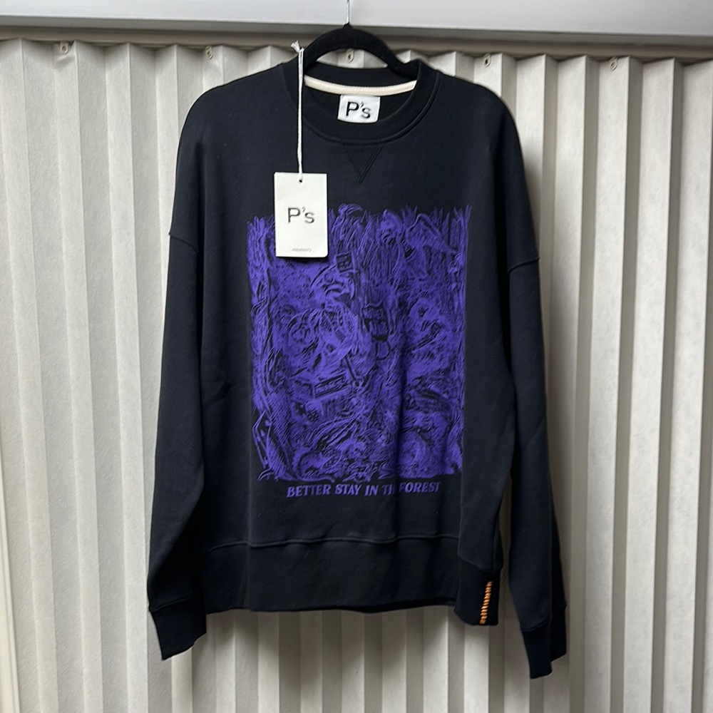 Black and Purple Men's Sweater